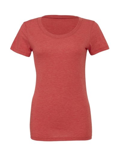 T-shirt girocollo Triblend Red Triblend