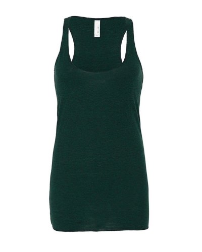 Tank Top corto schiena nuotatore donna Emerald Triblend