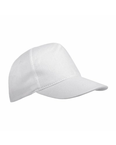 Cappellino da bambino 5 pannelli Bianco
