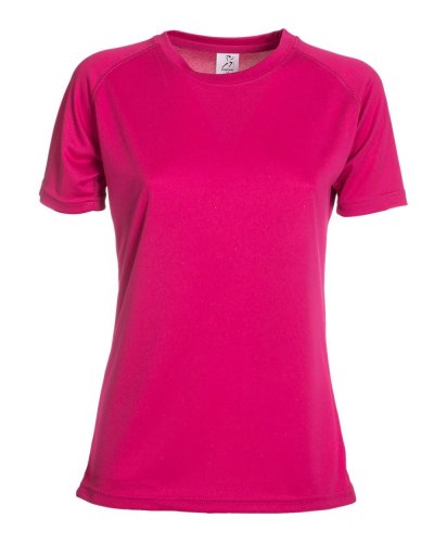 T-shirt Run T-Women Fuchsia