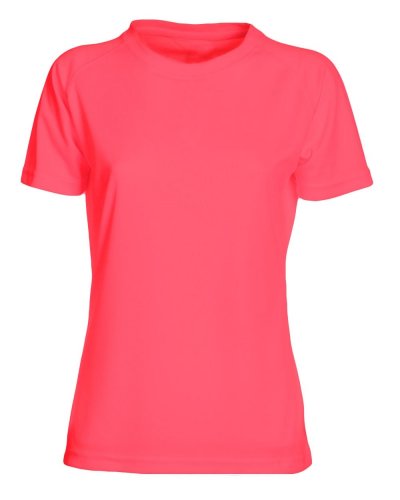T-shirt Run T-Women Pink fluo