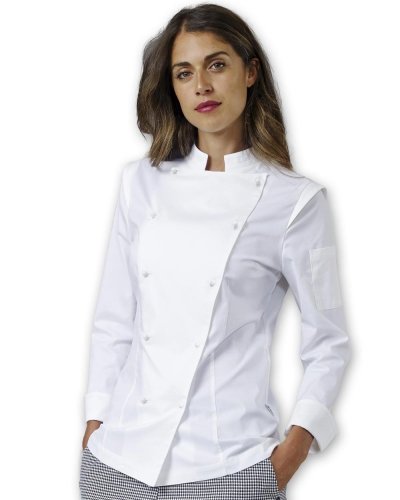 Giacca cuoca Dalila Bianco