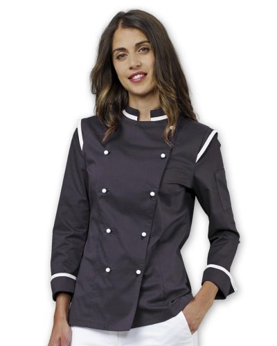 Giacca cuoca Dalila Grigio