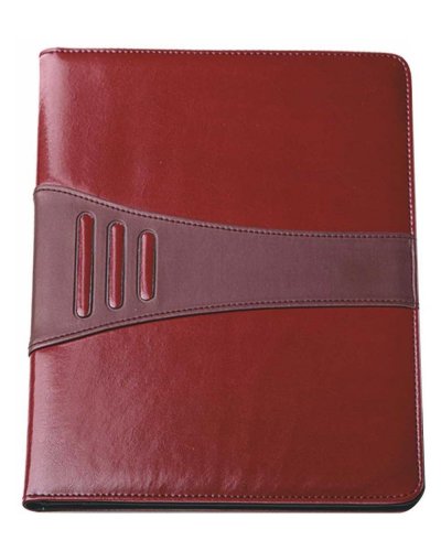 Cartella A4 in Similpelle Bordeaux