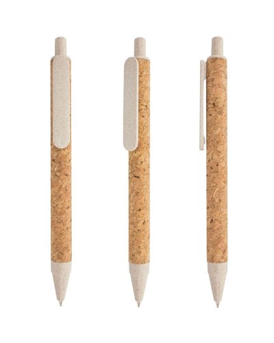 Penna in fibra e sughero
