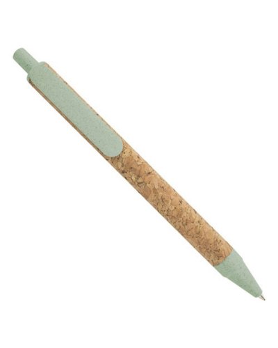 Penna in fibra e sughero Verde