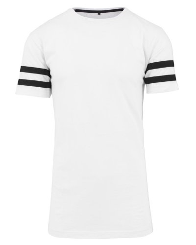 T-shirt con maniche corte a strisce White/ Black