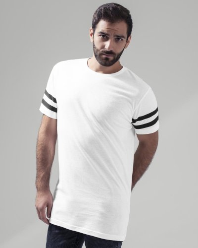 T-shirt con maniche corte a strisce
