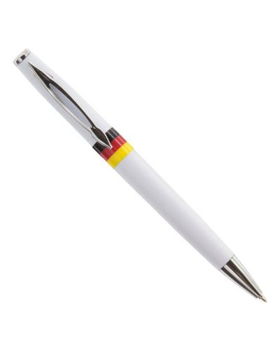 Penna nazionale in plastica con clip in metallo