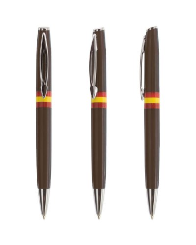 Penna nazionale in plastica con clip in metallo