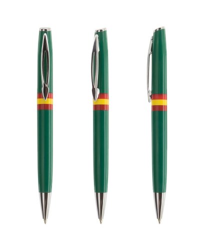 Penna nazionale in plastica con clip in metallo