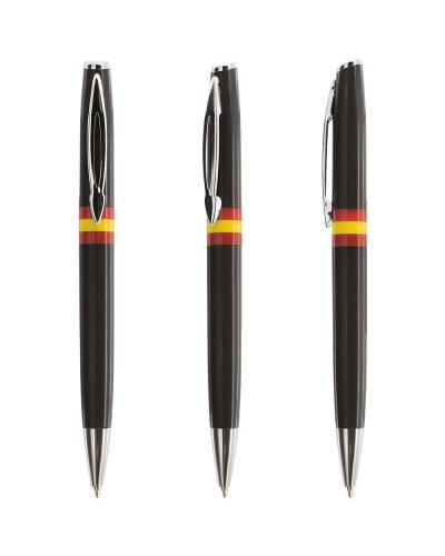 Penna nazionale in plastica con clip in metallo