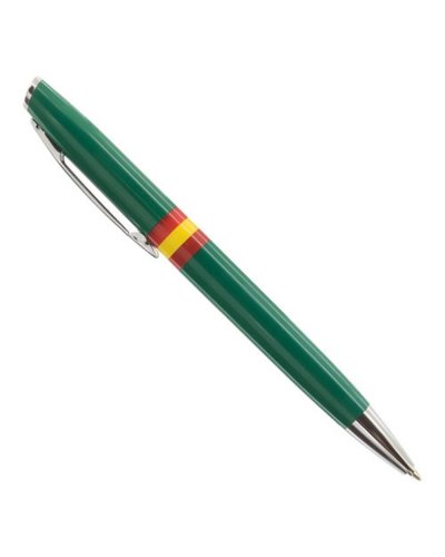 Penna nazionale in plastica con clip in metallo Verde