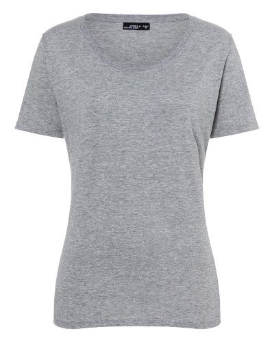T-shirt donna basic t Grey Heather