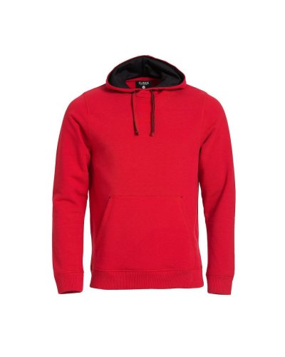 Felpa Uomo Classic Hoody Rosso
