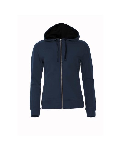 Classic Hoody Full Zip Ladies Blu
