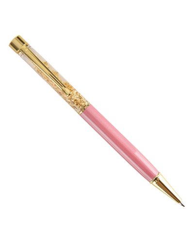 Penna foglia d'oro Rosa