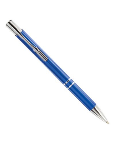 Penna in metallo automatica Blu