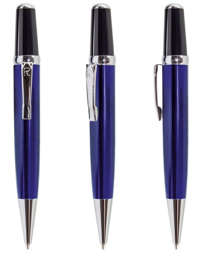 Penna metallo finitura in argento