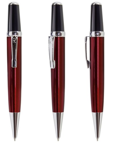 Penna metallo finitura in argento