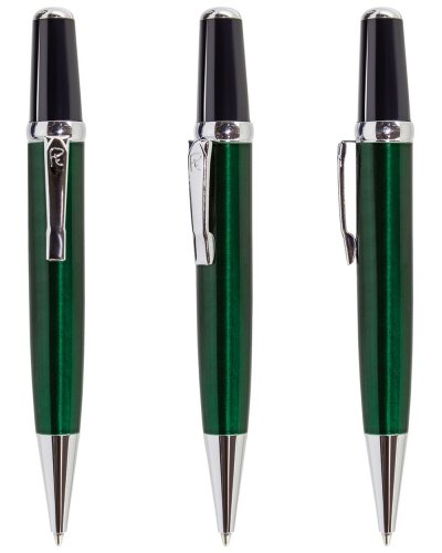 Penna metallo finitura in argento