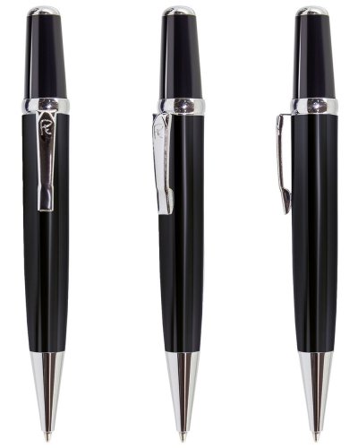Penna metallo finitura in argento