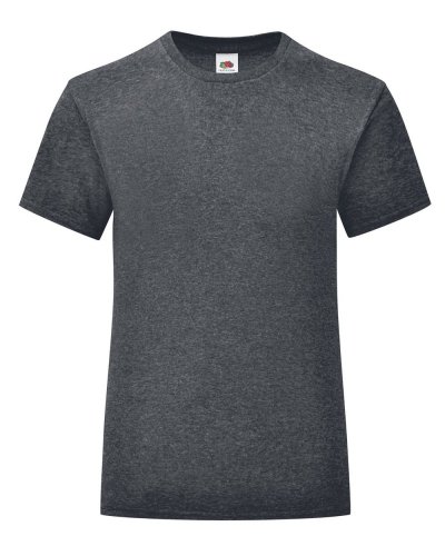 T-shirt bambina Iconic Dark Heather Grey