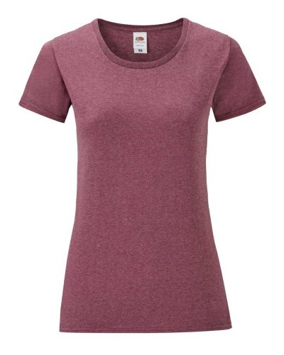 T-shirt donna Iconic 150 Heather Burgundy