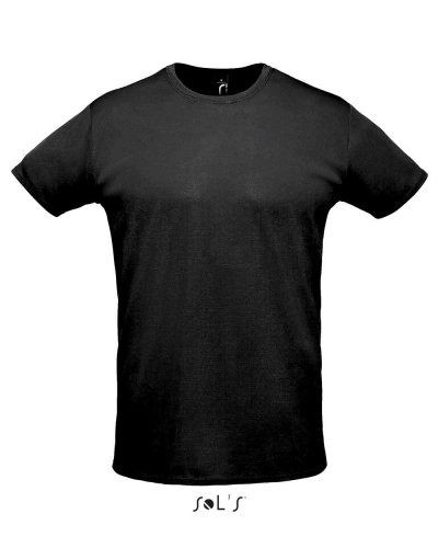 T-shirt girocollo Sprint Nero