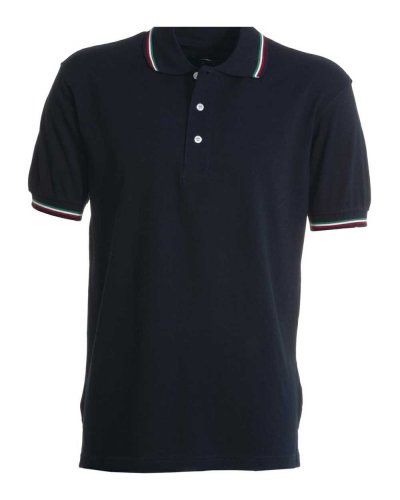 Polo unisex Italia Blu Navy