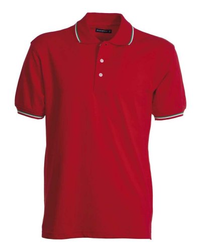 Polo unisex Italia Rosso