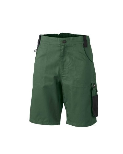 Workwear Bermudas - Strong Dark-green/Black