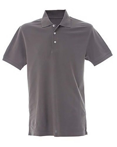 Polo manica corta 100% cotone Brasile Dark grey