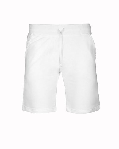 Bermuda Felpa Terry Bianco