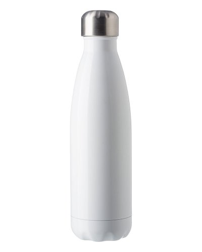 Borraccia in acciaio inox tappo a vite 650 ml Sumatra Bianco