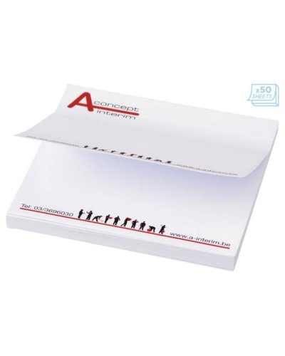 Foglietti adesivi Sticky-Mate 75x75 50 fogli Solido Bianco
