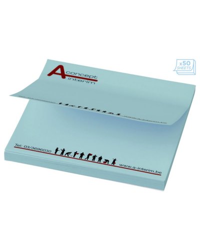 Foglietti adesivi Sticky-Mate 75x75 50 fogli Blu Chiaro