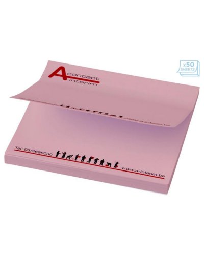 Foglietti adesivi Sticky-Mate 75x75 50 fogli Rosa chiaro