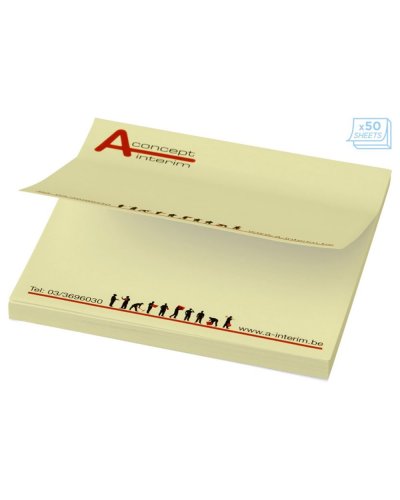Foglietti adesivi Sticky-Mate 75x75 50 fogli Giallo Chiaro