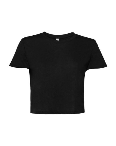 T-shirt donna corta Flowy Black