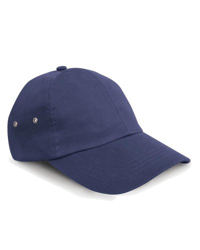 Cappellino effetto velluto Navy