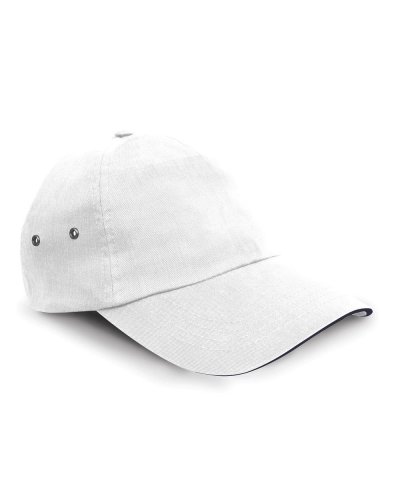 Cappellino Plush sandwich Bianco / Navy