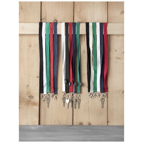 Lanyard tom in pet riciclato con sgancio di sicurezza