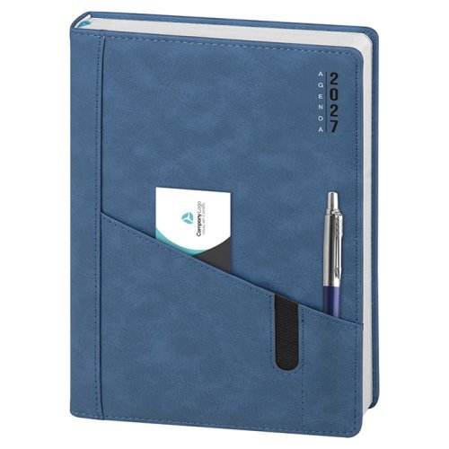 Agenda 2027 Giornaliera Portafoglio 15x21cm PU Multilingue
