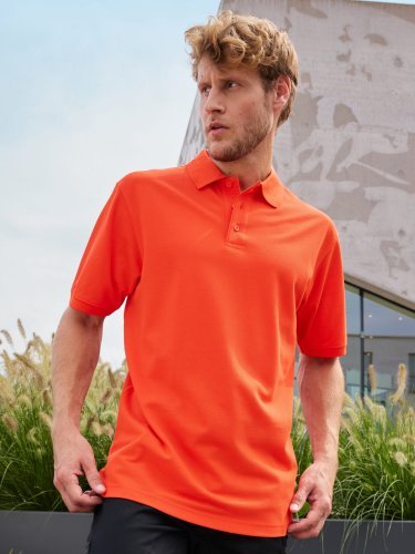 Polo de travail BIO pour hommes , 50% coton, coupe classique, 200g/m²