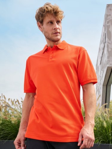 Polo de travail BIO pour hommes , 50% coton, coupe classique, 200g/m²