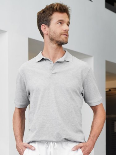 Polo de travail BIO pour hommes , 50% coton, coupe classique, 200g/m²