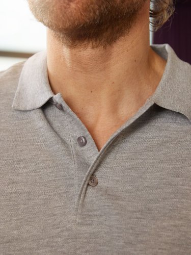 Polo de travail BIO pour hommes , 50% coton, coupe classique, 200g/m²