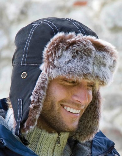 Chapeau Sherpa classique imperméable en polaire beige