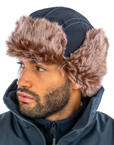 Chapeau Sherpa classique imperméable en polaire beige